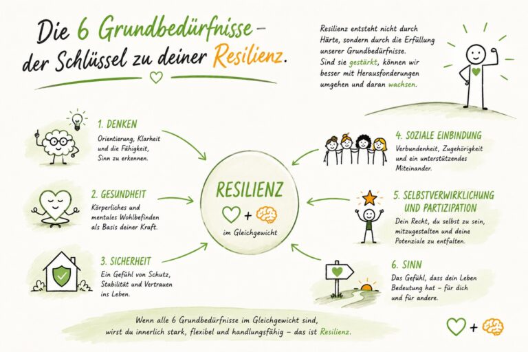 + Die 6 Grundbedürfnisse & Resilienz