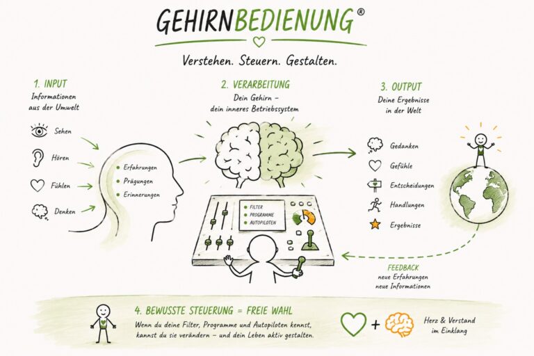 + Gehirnbedienung® – ein Modell für bewusste Selbstführung