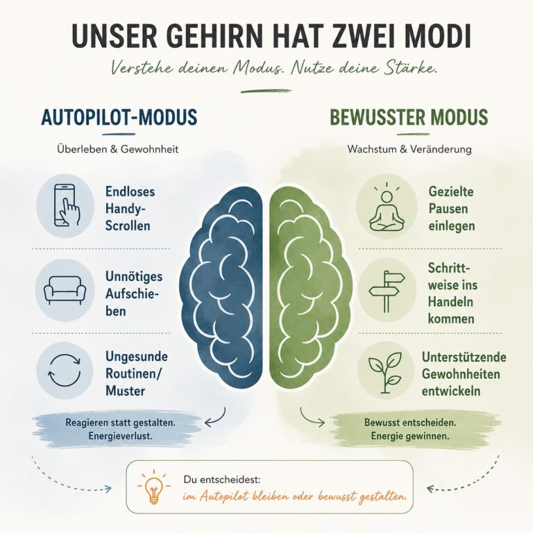 + Dein Gehirn ist ein Energiesparer